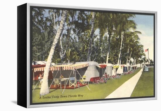 Trailer Campground, Florida-null-Framed Stretched Canvas