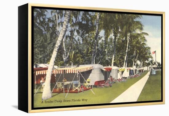 Trailer Campground, Florida-null-Framed Stretched Canvas