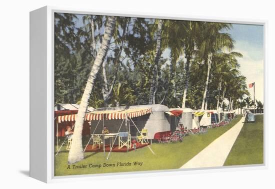 Trailer Campground, Florida-null-Framed Stretched Canvas