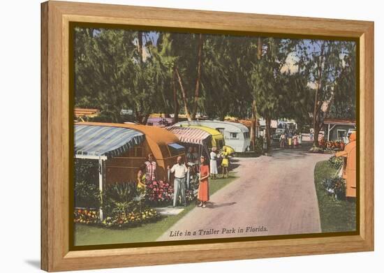 Trailer Park, Florida-null-Framed Stretched Canvas