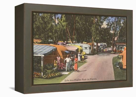 Trailer Park, Florida-null-Framed Stretched Canvas