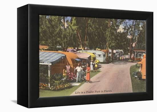 Trailer Park, Florida-null-Framed Stretched Canvas