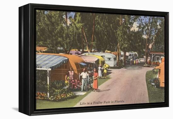 Trailer Park, Florida-null-Framed Stretched Canvas