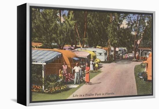 Trailer Park, Florida-null-Framed Stretched Canvas