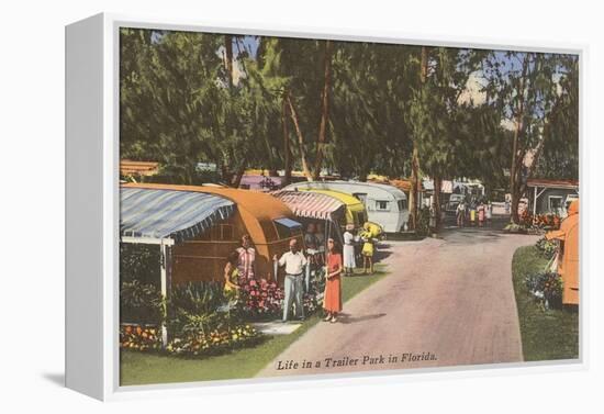 Trailer Park, Florida-null-Framed Stretched Canvas