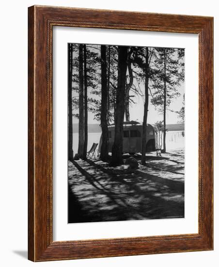 Trailer Park in Yellowstone National Park-Alfred Eisenstaedt-Framed Photographic Print