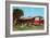 Trailer with Awning in Park-null-Framed Premium Giclee Print