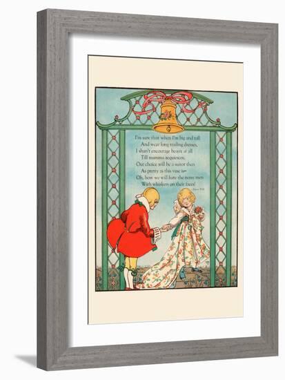 Trailing Dresses-Eugene Field-Framed Art Print