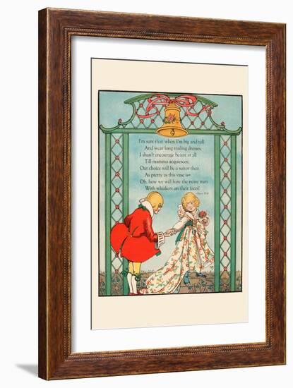 Trailing Dresses-Eugene Field-Framed Art Print