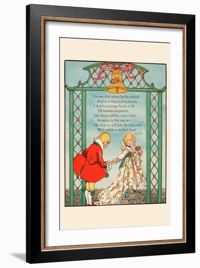 Trailing Dresses-Eugene Field-Framed Art Print