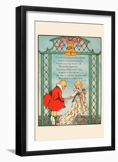 Trailing Dresses-Eugene Field-Framed Art Print