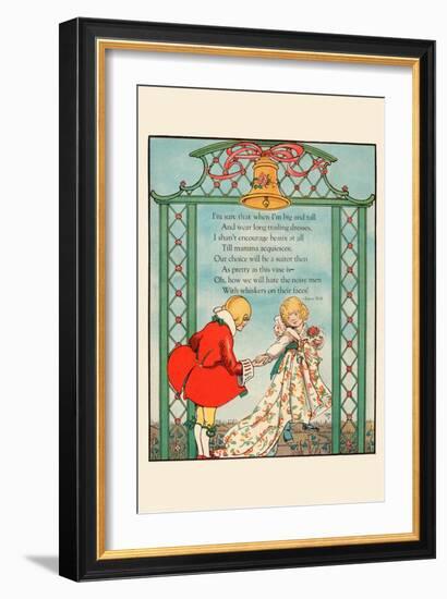 Trailing Dresses-Eugene Field-Framed Art Print