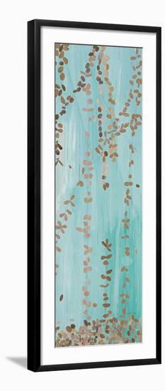 Trailing Vines II Blue-Candra Boggs-Framed Art Print