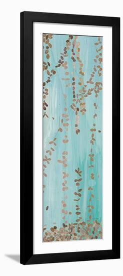 Trailing Vines II Blue-Candra Boggs-Framed Art Print