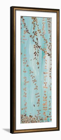 Trailing Vines III Blue-Candra Boggs-Framed Art Print