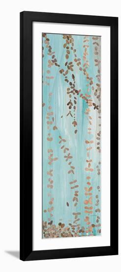 Trailing Vines III Blue-Candra Boggs-Framed Art Print