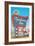 Trailway Inn, Vintage Motel-null-Framed Art Print