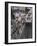 Train Ariving at Crowded Platform in New Delhi Train Station, Delhi, India-Eitan Simanor-Framed Photographic Print