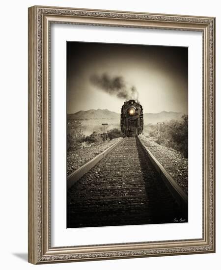 Train Arrival II-David Drost-Framed Photographic Print