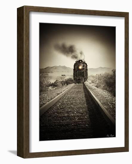 Train Arrival II-David Drost-Framed Photographic Print