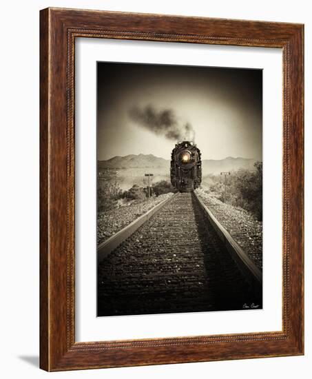 Train Arrival II-David Drost-Framed Photographic Print