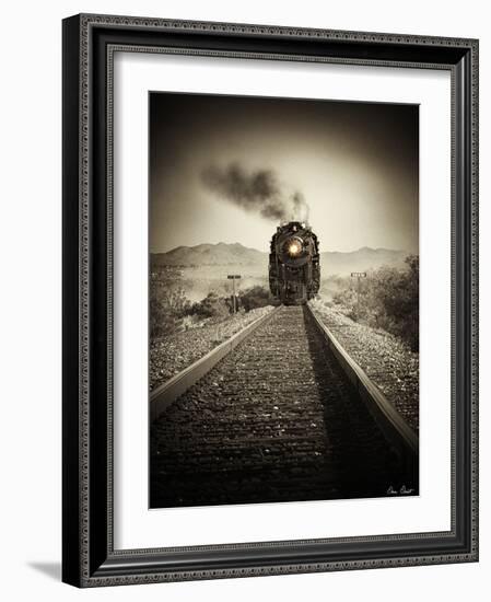 Train Arrival II-David Drost-Framed Photographic Print