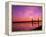 Train Bridge Over Columbia River at Sunrise, Pasco-Kennewick, Washington, USA-Jamie & Judy Wild-Framed Premier Image Canvas