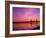 Train Bridge Over Columbia River at Sunrise, Pasco-Kennewick, Washington, USA-Jamie & Judy Wild-Framed Photographic Print