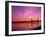 Train Bridge Over Columbia River at Sunrise, Pasco-Kennewick, Washington, USA-Jamie & Judy Wild-Framed Photographic Print