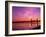 Train Bridge Over Columbia River at Sunrise, Pasco-Kennewick, Washington, USA-Jamie & Judy Wild-Framed Photographic Print