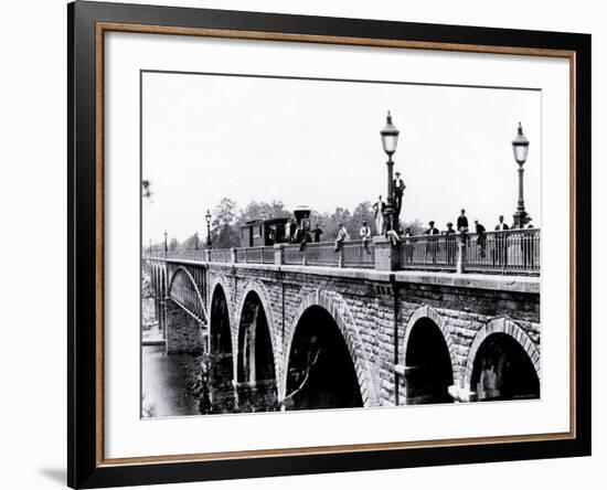 Train Bridge, Philadelphia, Pennsylvania-null-Framed Photo