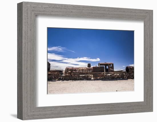 Train Cemetery (Train Graveyard), Uyuni, Bolivia, South America-Matthew Williams-Ellis-Framed Photographic Print