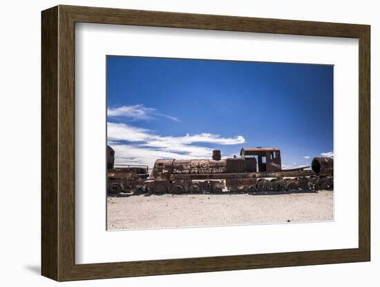 Train Cemetery (Train Graveyard), Uyuni, Bolivia, South America-Matthew Williams-Ellis-Framed Photographic Print