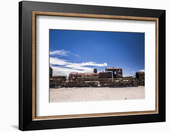 Train Cemetery (Train Graveyard), Uyuni, Bolivia, South America-Matthew Williams-Ellis-Framed Photographic Print