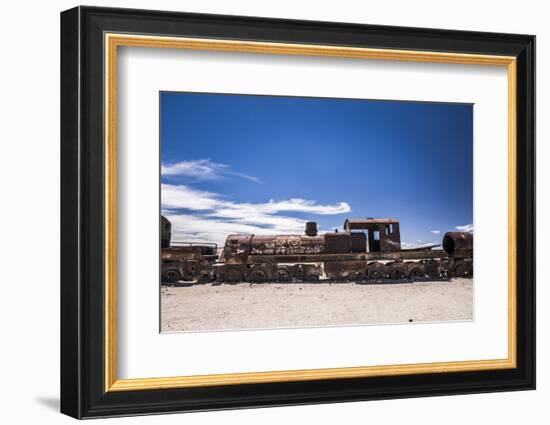 Train Cemetery (Train Graveyard), Uyuni, Bolivia, South America-Matthew Williams-Ellis-Framed Photographic Print