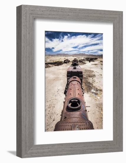 Train Cemetery (Train Graveyard), Uyuni, Bolivia, South America-Matthew Williams-Ellis-Framed Photographic Print