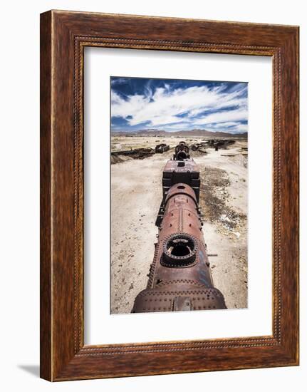 Train Cemetery (Train Graveyard), Uyuni, Bolivia, South America-Matthew Williams-Ellis-Framed Photographic Print