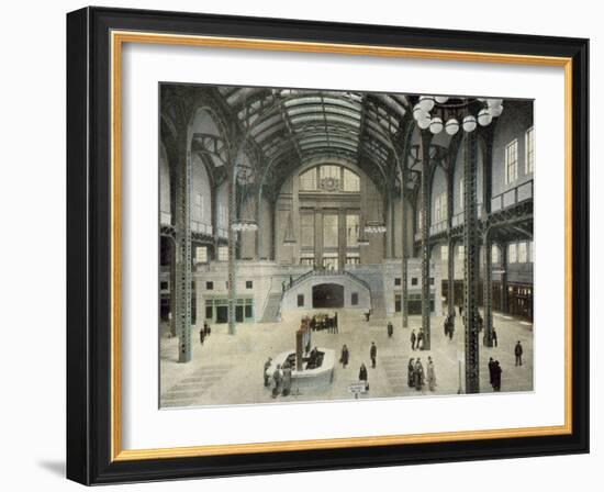 Train Concourse, Chicago Union Station-null-Framed Photographic Print