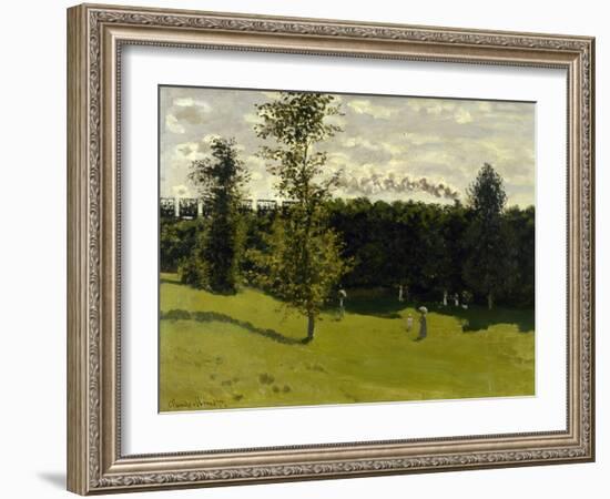 Train dans la campagne-Claude Monet-Framed Giclee Print