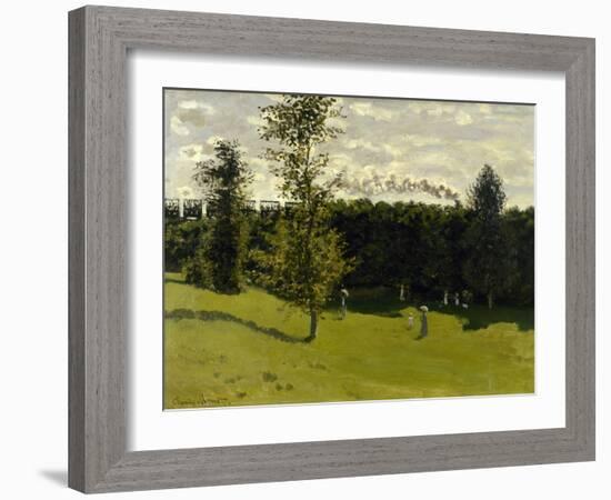 Train dans la campagne-Claude Monet-Framed Giclee Print