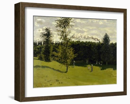 Train dans la campagne-Claude Monet-Framed Giclee Print