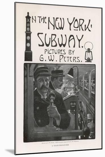 Train-Despatcher-H.c. Merrill-Mounted Art Print