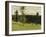 Train in the Countryside, C. 1870-Claude Monet-Framed Giclee Print