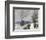 Train in the Snow or the Locomotive, 1875-Claude Monet-Framed Premium Giclee Print