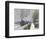 Train in the Snow or the Locomotive, 1875-Claude Monet-Framed Premium Giclee Print