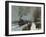 Train in the Snow-Claude Monet-Framed Giclee Print