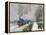 Train in the Snow-Claude Monet-Framed Premier Image Canvas