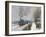 Train in the Snow-Claude Monet-Framed Premium Giclee Print