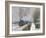 Train in the Snow-Claude Monet-Framed Giclee Print