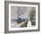 Train in the Snow-Claude Monet-Framed Giclee Print